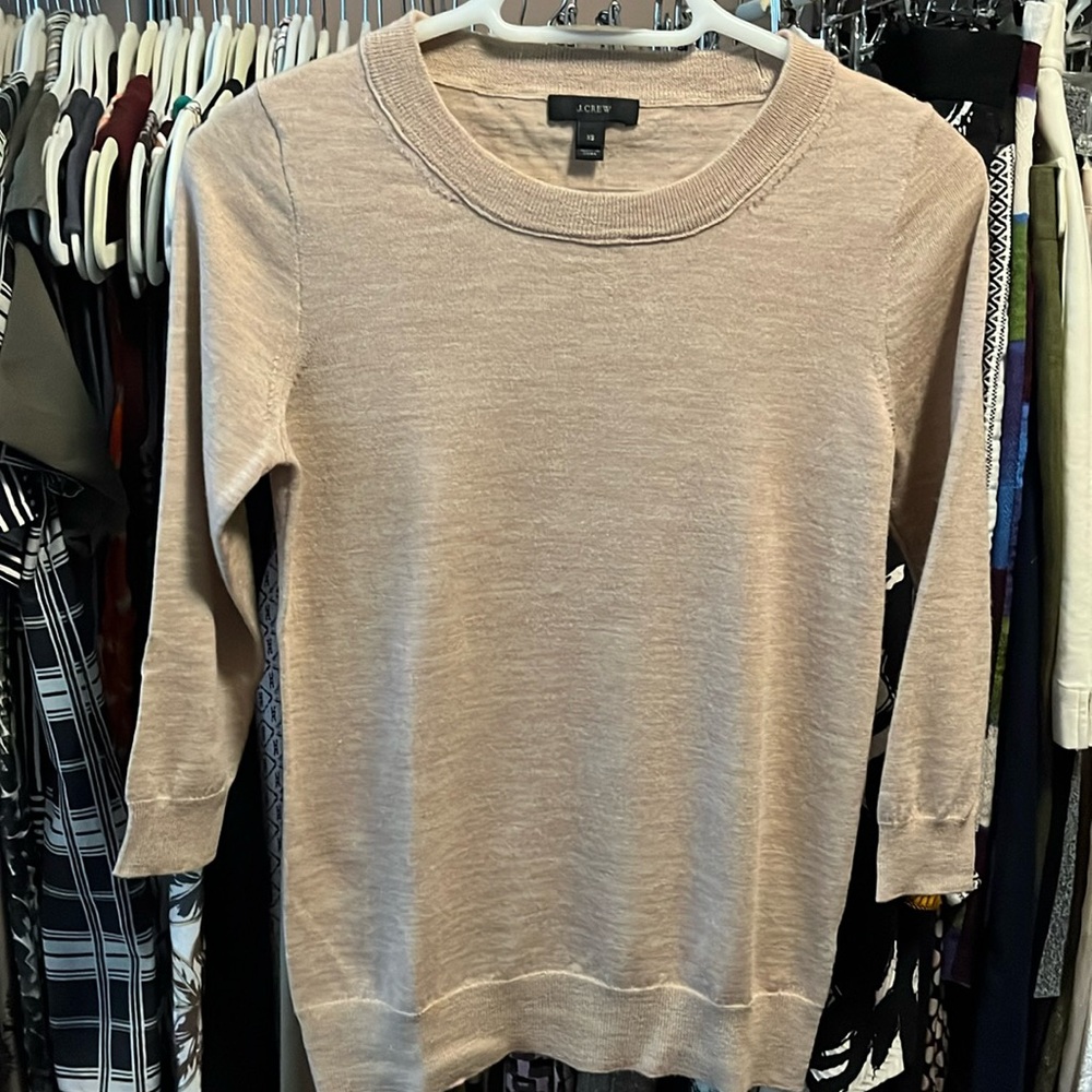 J. CREW TIPPI MERINO WOOL SWEATER